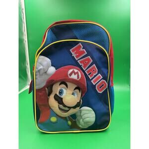 Super Mario Brothers backpack featuring Mario on the front